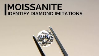 How to identify a moissanite stone [upl. by Eitsirc]