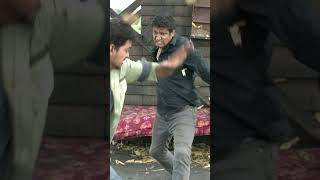 The Making of Thalapathy Vijays Mass Fight Scene in Jilla sgsdigital youtubeshorts shorts [upl. by Ennovihs433]