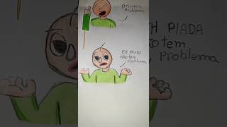 Baldi e Badsum fazem as pazes baldisbasics primeiroproblema shorts baldi calvo drawing viral [upl. by Meill740]