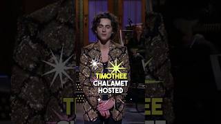 Timothée Chalamets Charm Shines on SNL Celebrating End of SAG Strike [upl. by Ennaylime716]