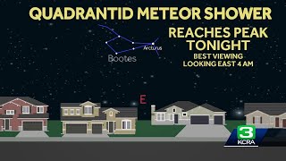 How to see the 2024 Quadrantid Meteor Shower in California [upl. by Eimmis348]