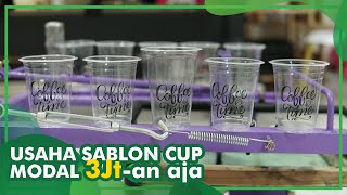 Tutorial 2 Alat Sablon Cup Manual  Cara Sablon Gelas Cup Plastik Logo Anda Mudah dan Praktis [upl. by Sivartal]