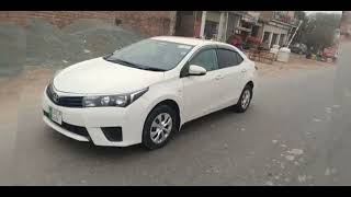 Toyota Corolla XLI Manual 2017 Model White Colour Car For Sale  Burhan Showroom [upl. by Adnilrev]