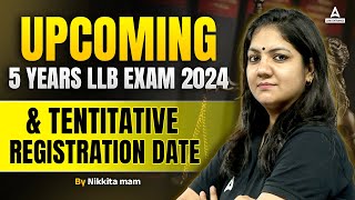 Upcoming 5 Year LLB Exams 2024  LLB Entrance Exam 2024 [upl. by Aimil]