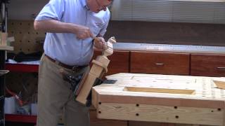 FOSTER WORKBENCH  using the carving fixture in the Emmert pattern making vise [upl. by Apgar]