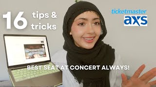 ultimate GUIDE on how to SUCCESSFULLY buy tickets on TICKETMASTER amp AXS presale floor tipshacks [upl. by Charissa960]