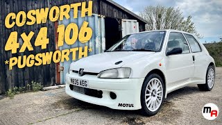 CRAZY 400 BHP PEUGEOT 106 4X4 COSWORTH  DOES NOT END WELL [upl. by Franz]