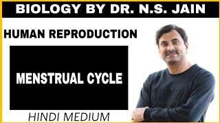 Menstrual Cycle Human Reproduction  Hindi Medium [upl. by Soutor]