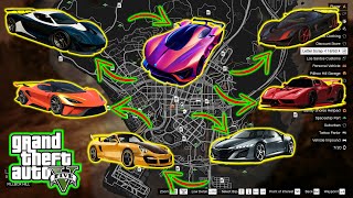 GTA 5  All New Story Mode Rare Cars Locations 2024 XBOXPCPS4PS5 [upl. by Mercy137]