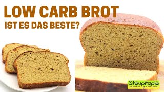 Das beste Low Carb Brot Rezept 🤔  Brot backen ohne Kohlenhydrate  Low Carb Brot mit Hefe [upl. by Aieka]