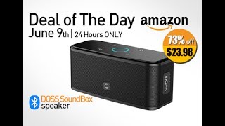 DOSS SoundBox Touch Bluetooth Speaker  DEAL OF THE DAY on June 9th amp USA Only [upl. by Syst]