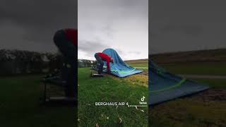 Berghaus Air 4 Timelapse at Herding Hill Farm Caravan and Camping site our new winter tent [upl. by Orpheus]