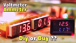 Digital Voltmeter And Ammeter  DIY or BUY [upl. by Aicemaj232]