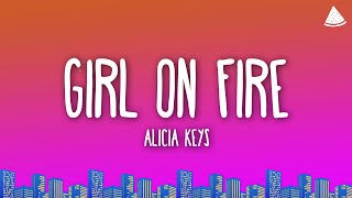 Alicia Keys  Girl on Fire Español  Lyrics [upl. by Ahcire]