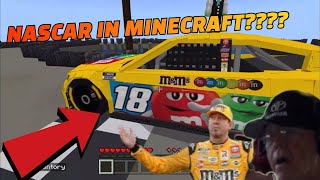 NASCAR IN MINECRAFT [upl. by Grimona176]