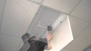 TKG  LED Prismatic Troffer Retrofit Kit Installation Video [upl. by Rosalba]