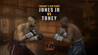 Fight Night Round 3 PS2  Roy Jones Jr vs James Toney [upl. by Nyrrek]