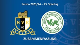 SVETV Eintracht Trier vs VfR Baumholder  Highlights 23 Spieltag Saison 2324 [upl. by Allyce]