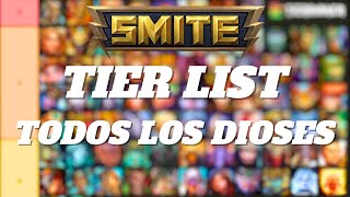 SMITE TIER LIST 104  Todos los dioses [upl. by Domella]