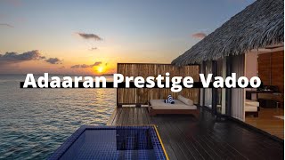 Adaaran Prestige Vadoo Maldives  Maldives Resort Review  Maldives Resort Tour [upl. by Anirak]