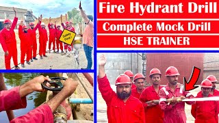 Fire Hydrant Drill  HSE TRAINER [upl. by Anahsat908]