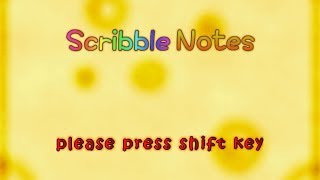 Scribble Notes 01  はじまりの丘～群青の洞窟 [upl. by Llamaj730]