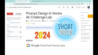 2024 Prompt Design in Vertex AI Challenge Lab  qwiklabs  GSP519  quicklab [upl. by Binetta]