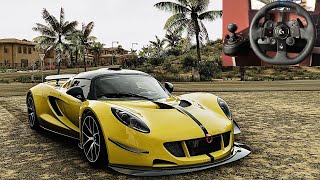 1400HP Hennessey Venom GT Forza Horizon 5 Logitech G923 [upl. by Bitthia]