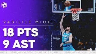 Vasilije Micić Has Career Night in Hornets Debut vs Grizzlies  2102024 [upl. by Giulia]