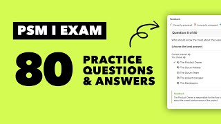 2024 PSM I Practice Questions by ScrumPrep [upl. by Moriarty]