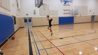 Basketball workout working on legsrunning and conditioning work takes time and you have to want it [upl. by Lalita]