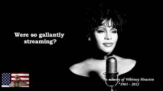 US National Anthem by Whitney Houston Video Lyric [upl. by Marijo804]