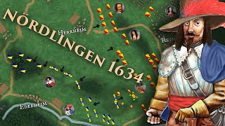 Die Schlacht bei Nördlingen 1634  Dreißigjähriger Krieg [upl. by Acirred]