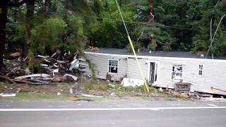 Prattsville NY catastrophic flood damages I [upl. by Weyermann]