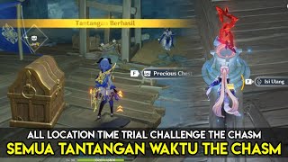 Semua Lokasi Tantangan Waktu The Chasm Time Trial Challenge  Genshin Impact Indonesia [upl. by Oisacin]