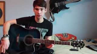 quotNaïve Orleansquot by Anberlin Acoustic Guitar Tutorial [upl. by Douty486]