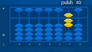 Abakus Tahun 1  Mengenal nilai abakus  Matematik [upl. by Maidel606]