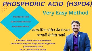 OXIDATION STATE  ELECTRONIC STRUCTURE  STRUCTURE  PHOSPHORIC ACID H3PO4  IMPORTANT POINTS [upl. by Reginauld]