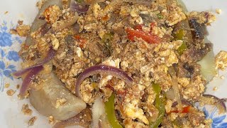 Arenque con huevos Guisado al estilo del chef del bajo mundo 🇩🇴👨🏾‍🍳 [upl. by Anoynek]