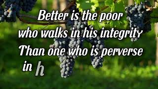 Proverbs 191 Explained Wisdom on Integrity and Wealth [upl. by Yeliab]