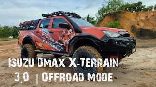 Isuzu Dmax XTerrain  Offroad mode  30 [upl. by Annabal]