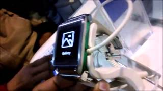 Galaxy Gear CAN Infotech Nepal handson [upl. by Llemart]