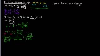 Acids Bases and the Henderson Hasselbalch Equation Part 2 of 3 [upl. by Nagard]