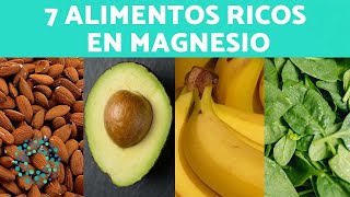 ALIMENTOS Donde se ENCUENTRA el MAGNESIO 🔝 Alimentos Altos en Magnesio [upl. by Enihpets]