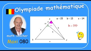 Olympiade mathématique 2024 Maxi 080 [upl. by Leribag]