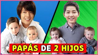 9 ACTORES COREANOS que tienen 2 HIJOS O MAS en la VIDA REAL [upl. by Lorrimor]