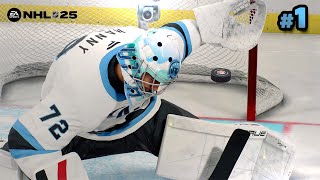 NHL 25 Goalie Be a Pro 1  quotWe Backquot [upl. by Harrison472]