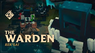 The Warden RekSai  Minecraft Edition 🕳️🐛 ​​​ RuneForge—LoL Custom Skins [upl. by Acinelav]