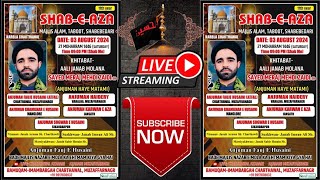 Live 🔴MAJLIS E SHABEAZA  ALAM TABOOT  SHABBDARI 27 MOHARRAM 2024  CHARTHAWAL MUZAFFARNAHAR [upl. by Goren]