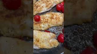 Satisfying Crispy Pan Fried Fish  short asmr [upl. by Atiekram]